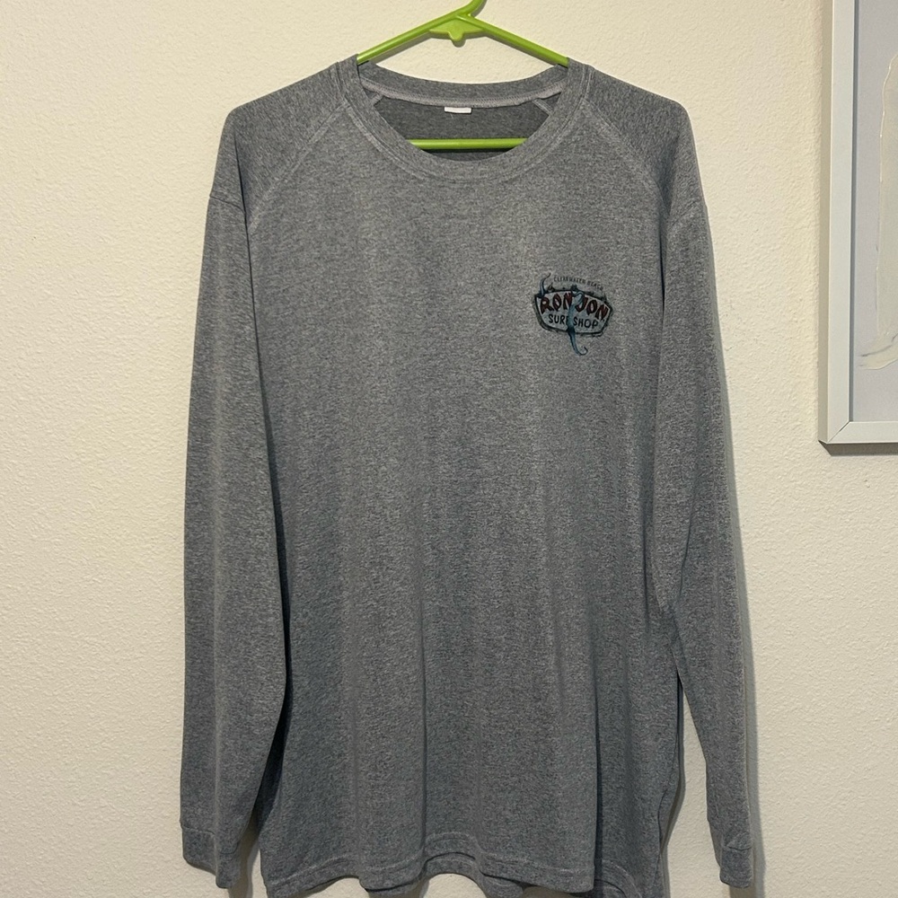 Ron Jon Classic Gray Long Sleeve Tee